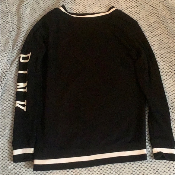 PINK V Neck long sleeve shirt - Picture 4 of 4